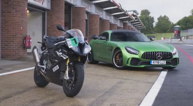 Mercedes-AMG GT R i BMW S1000 RR