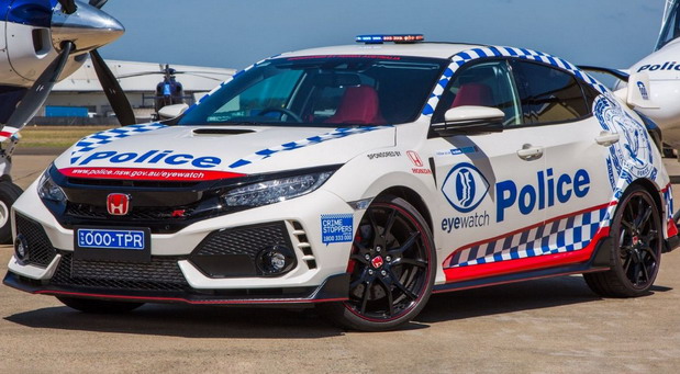 Honda Civic Type R za australijsku policiju