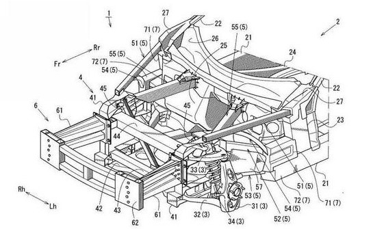 Mazda Vehicle Shock Absorption Structure Mazda Vehicle Shock Absorption Structure
