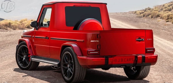 Mercedes G-klasa kao pickup Mercedes G-klasa kao pickup