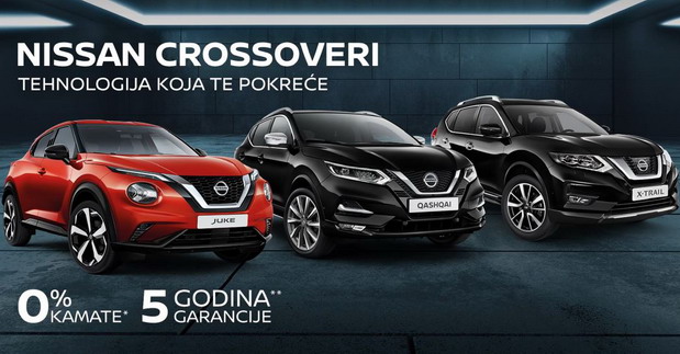 Ponuda za Nissanove crossovere Ponuda za Nissanove crossovere