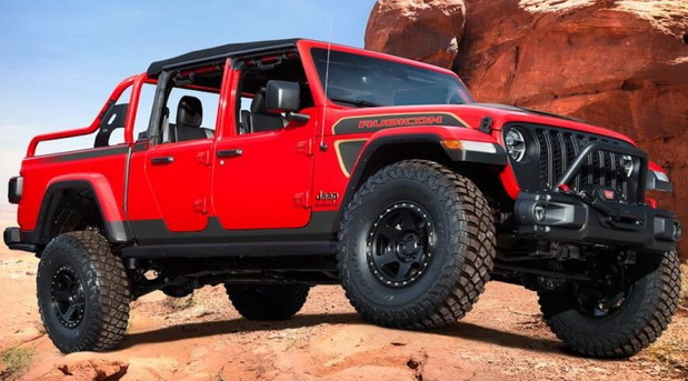 Jeep Gladiator Rubicon Red Bare