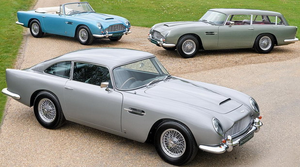 Aston Martin DB5 Vantage trio