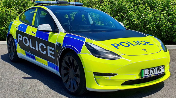 Tesla Model 3 Police