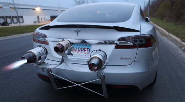 Tesla na mlazni pogon Tesla na mlazni pogon