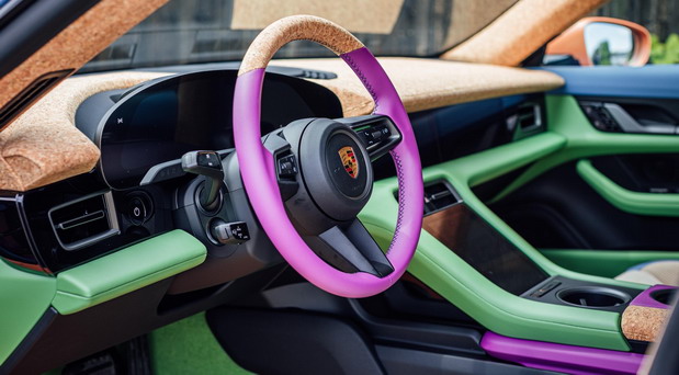 Porsche Taycan 4 Cross Turismo art car Porsche Taycan 4 Cross Turismo art car