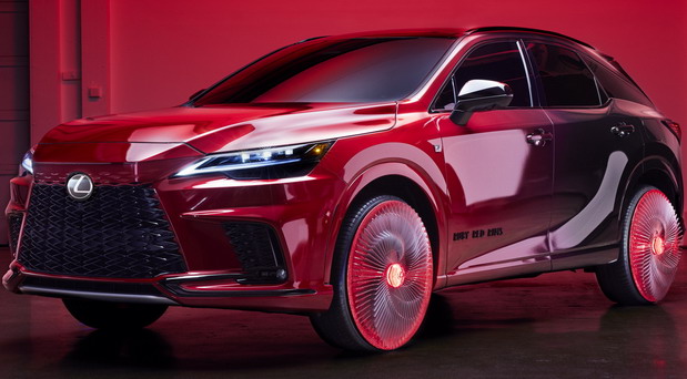 Lexus RX Ruby Red Rims concept Lexus RX Ruby Red Rims concept
