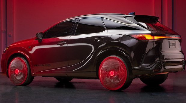 Lexus RX Ruby Red Rims concept Lexus RX Ruby Red Rims concept