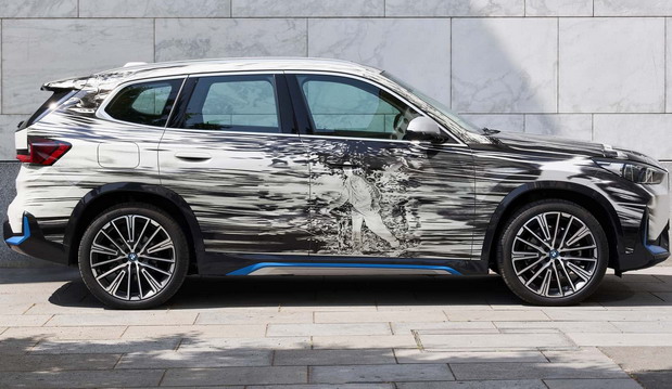 BMW iX1 art car 