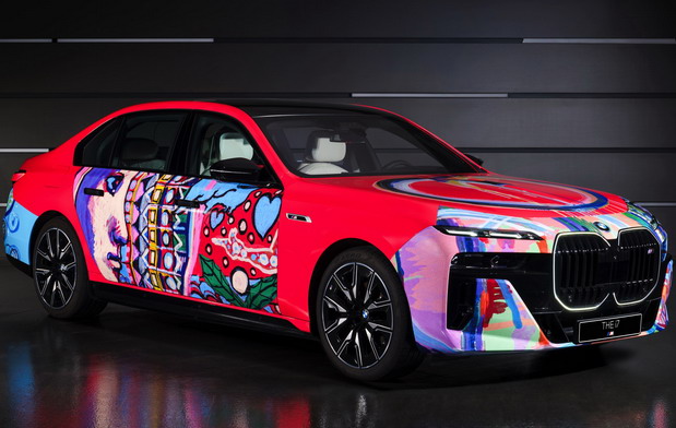 BMW i7 Art Car by Lee Kun-Yong BMW i7 Art Car by Lee Kun-Yong