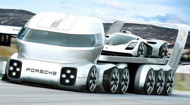 Porsche GT Vision truck Porsche GT Vision truck