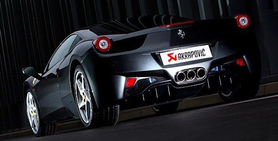 akrapovic ferrari 458