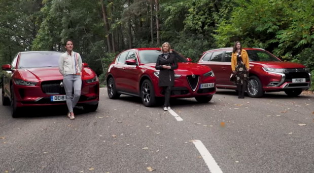 Alfa Romeo Stelvio, Jaguar I-Pace i Mitsubishi Outlander PHEV
