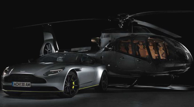 Aston Martin i Airbus helikopter