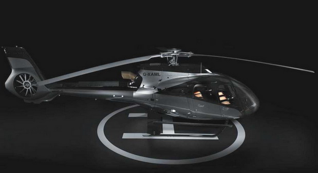Aston Martin i Airbus helikopter Aston Martin i Airbus helikopter