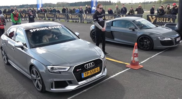 Audi RS3 Sedan vs Ferrari 488 Pista vs Audi RS6 Avant