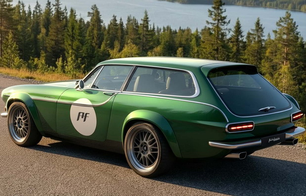 Volvo P1800ES Shooting Brake Restomod