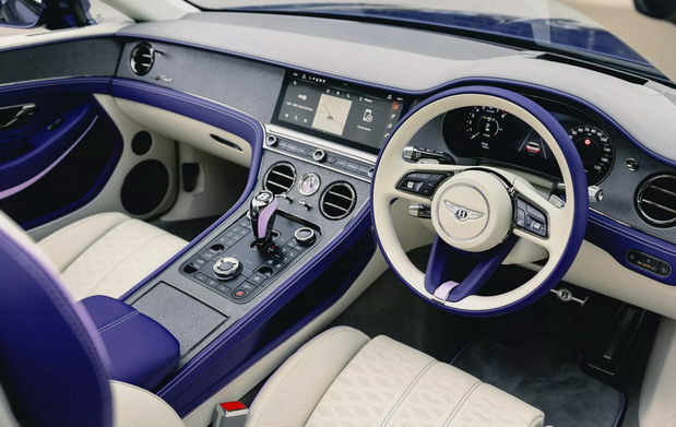 Bentley Continental GTC Speed Violette