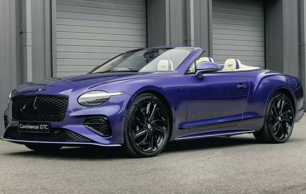 Bentley Continental GTC Speed Violette