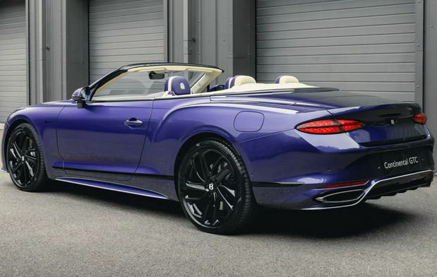 Bentley Continental GTC Speed Violette
