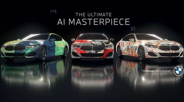 BMW 8 Series Gran Coupe Art Car