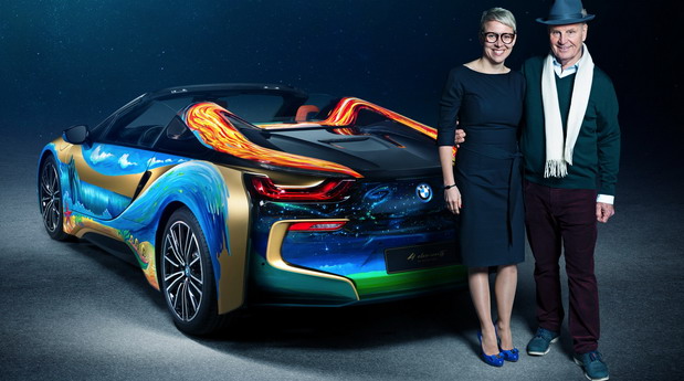 BMW i8 Roadster Art Car