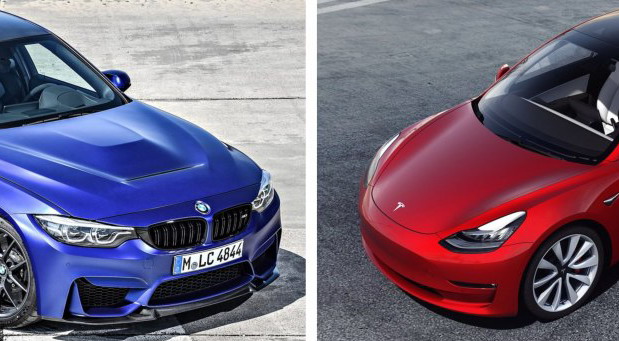 BMW M3 i Tesla Model 3 Performanc BMW M3 i Tesla Model 3 Performanc