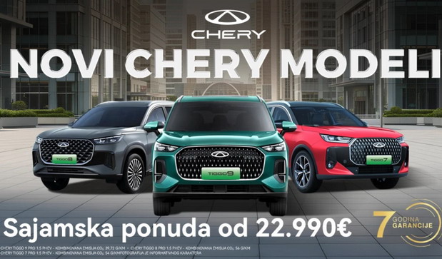 Chery sajamska ponuda Chery sajamska ponuda