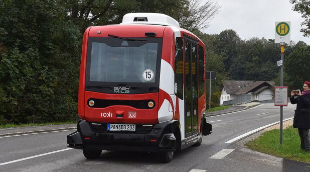 Električni minibus Deutsche Bahn Električni minibus Deutsche Bahn