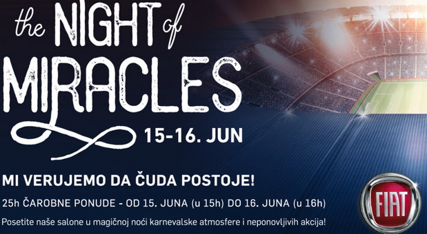 Fiat Night of Miracles 2018 Fiat Night of Miracles 2018