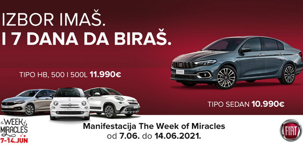 FIAT Week of miracles FIAT Week of miracles