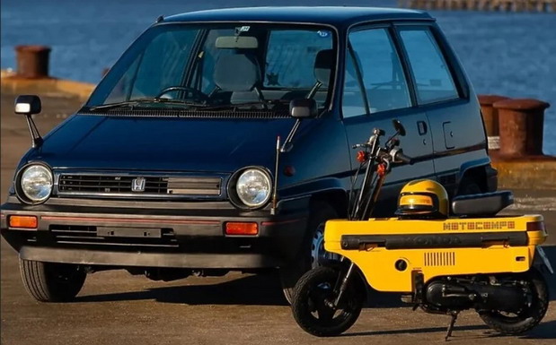 Honda City & Motocompo Honda City & Motocompo