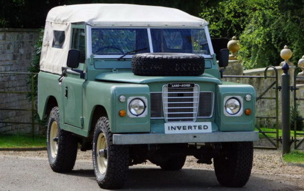 Inverted Land Rover Inverted Land Rover