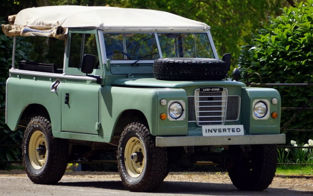 Inverted Land Rover Inverted Land Rover