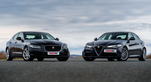 jaguar xe alfa romeo giulia jaguar xe alfa romeo giulia