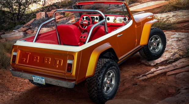 Jeepster Commando Beach.