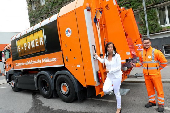 Električni kamion za smeće Električni kamion za smeće