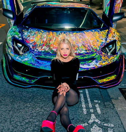 Lamborghini Aventador SVJ art car