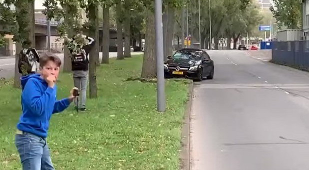 Mercedes crash Mercedes crash