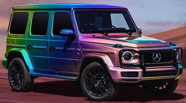 Mercedes G Pride u duginim bojama