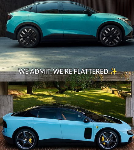 Nissan Leaf & Ferrari Luce