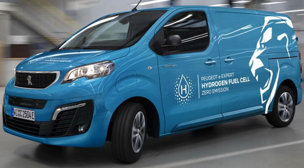 Peugeot e-Expert hydrogen fuel cell 