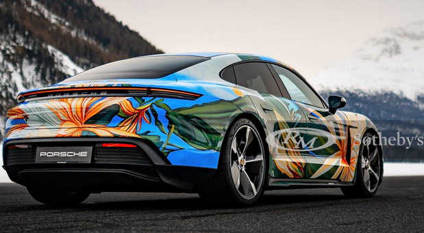 Porsche Taycan 4S Art Car