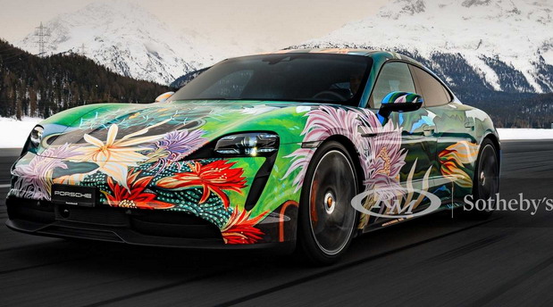 Porsche Taycan 4S Art Car