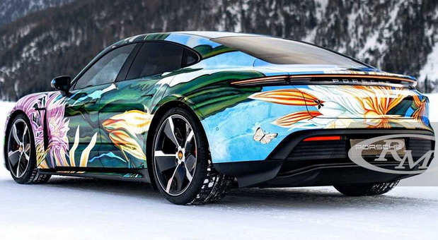 Porsche Taycan 4S Art Car