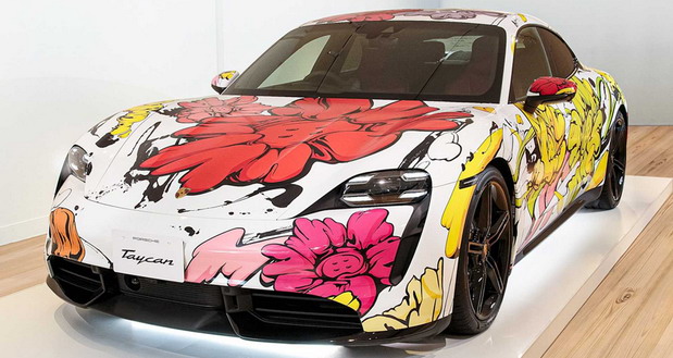 Porsche Taycan Art Car By Shun Sudo