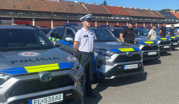 Slovačka policija vozi zeleno Slovačka policija vozi zeleno