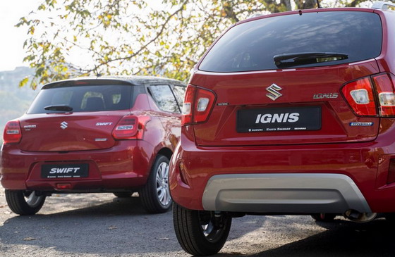 Suzuki Ignis i Swift