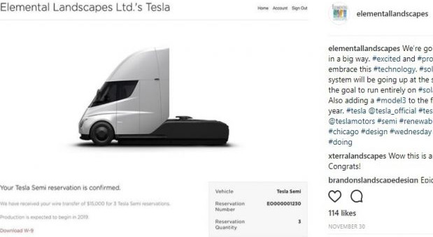 tesla semi truck tesla semi truck