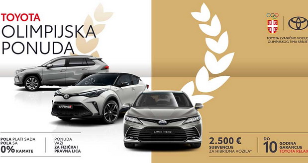 Toyota Olimpijska ponuda
